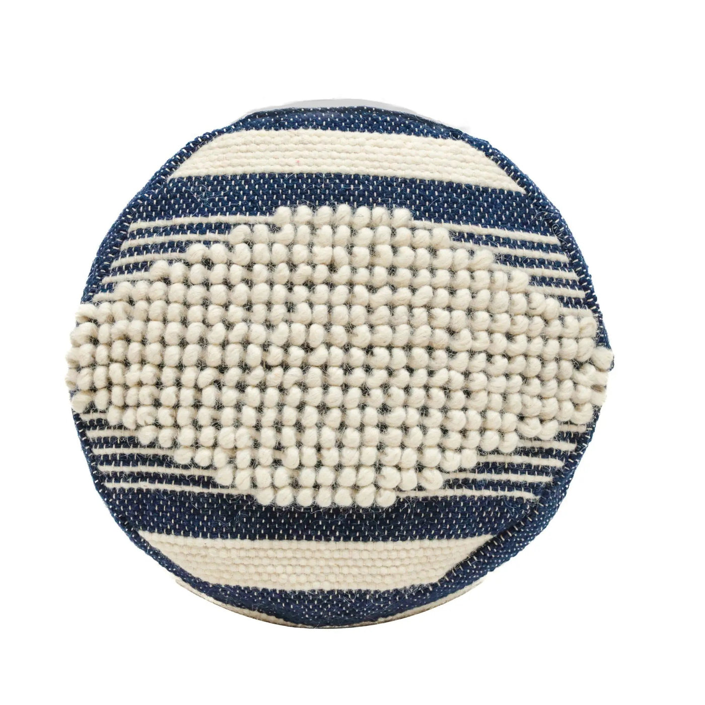 Diamond - Handcrafted Cylindrical Pouf by HouseOfZazla