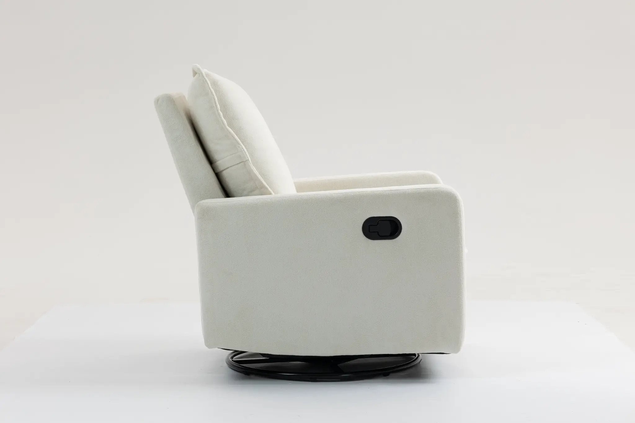 Short Plush Manual Button Armchair Sofa by HouseOfZazla