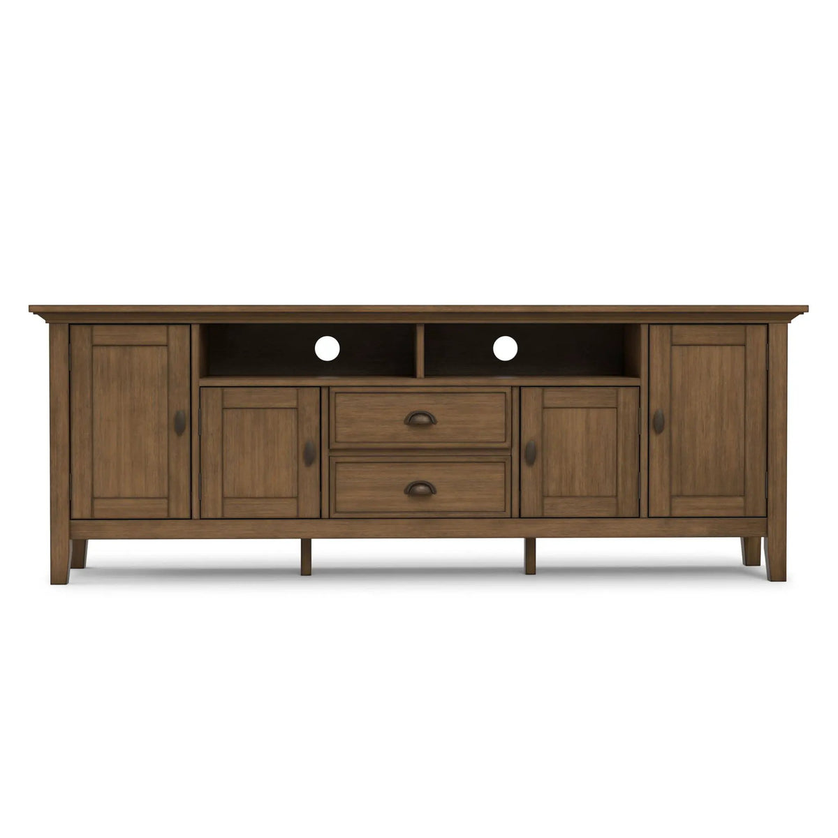 Redmond - TV Media Stand - Rustic Natural Aged Brown, photo 4 of 7