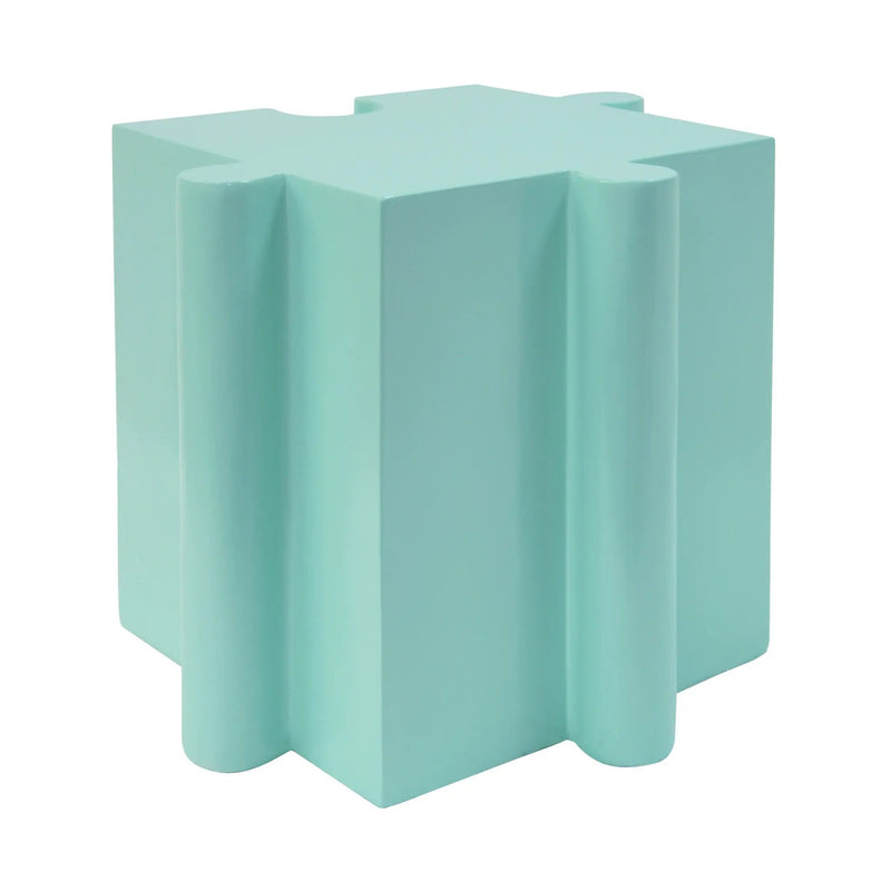 3-Piece Artistic Puzzle Table Set with Modular Interlocking Design by HouseOfZazla