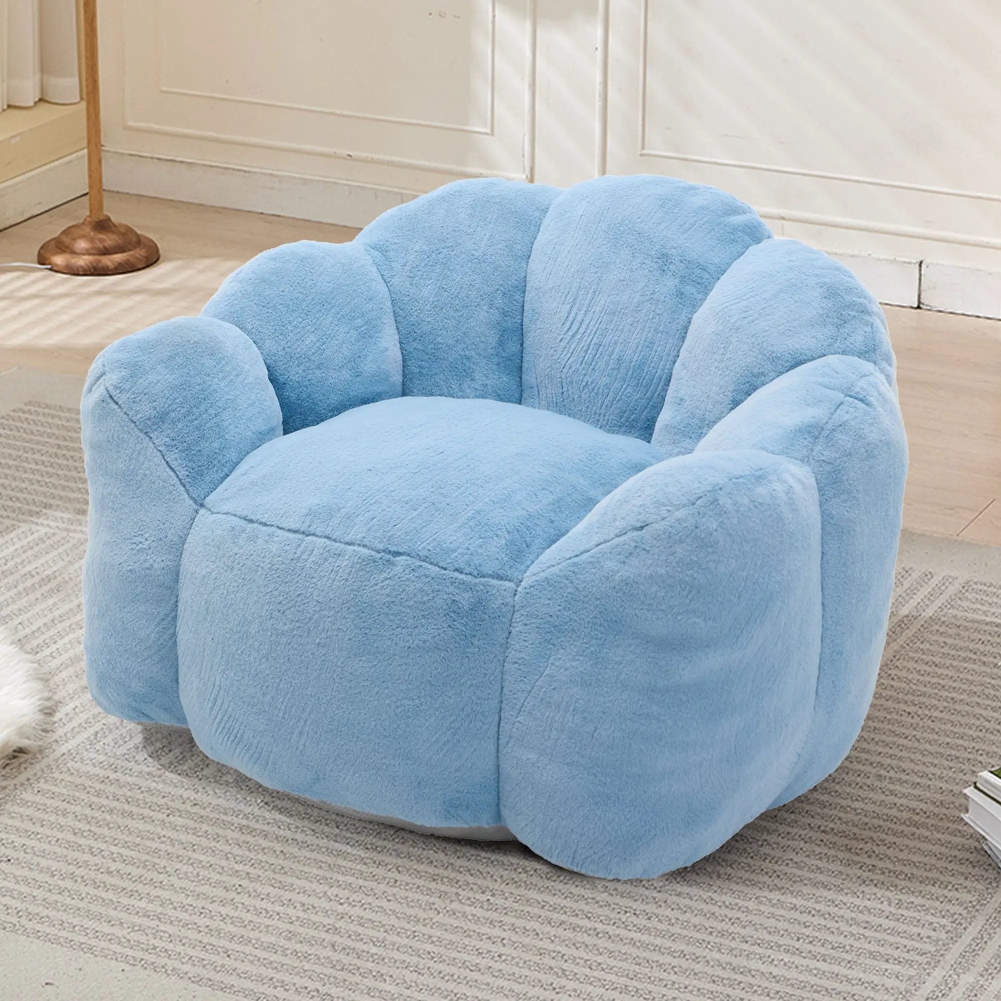 Lotus Style Compression Sofa With Pull Ring by Unique Piece Furniture