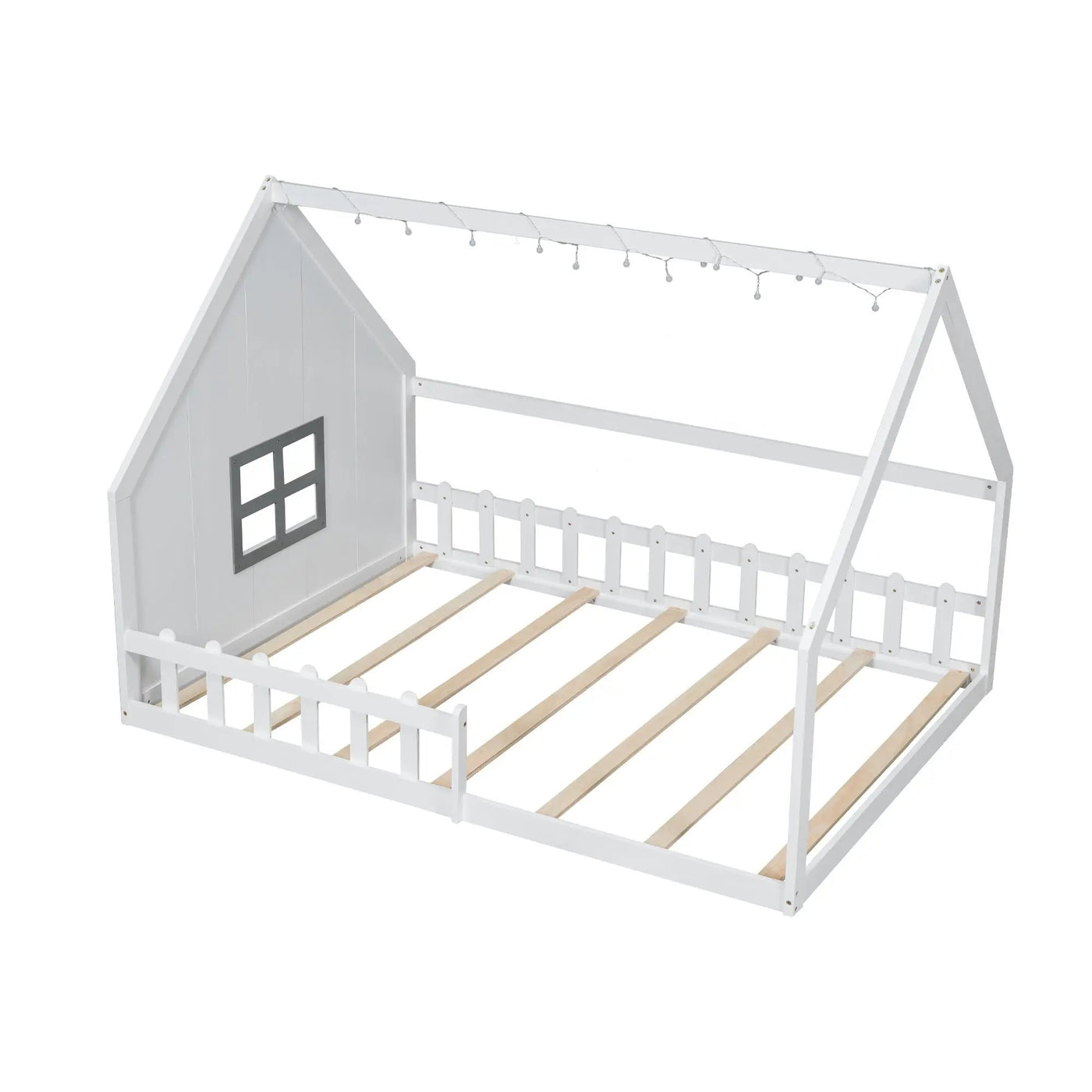 House Bed With Window And Fence by HouseOfZazla