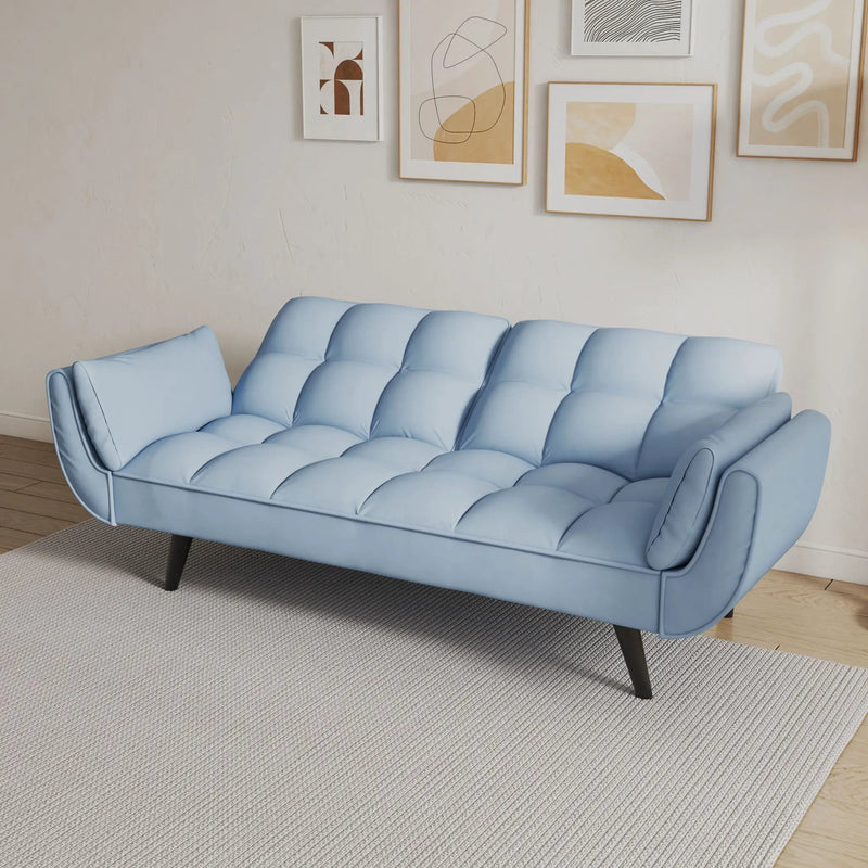 Sofa Soft Two Armrests Throw Pillow Pillow Comfortable Fit Apartment Bedroom Small Space by Unique Piece Furniture