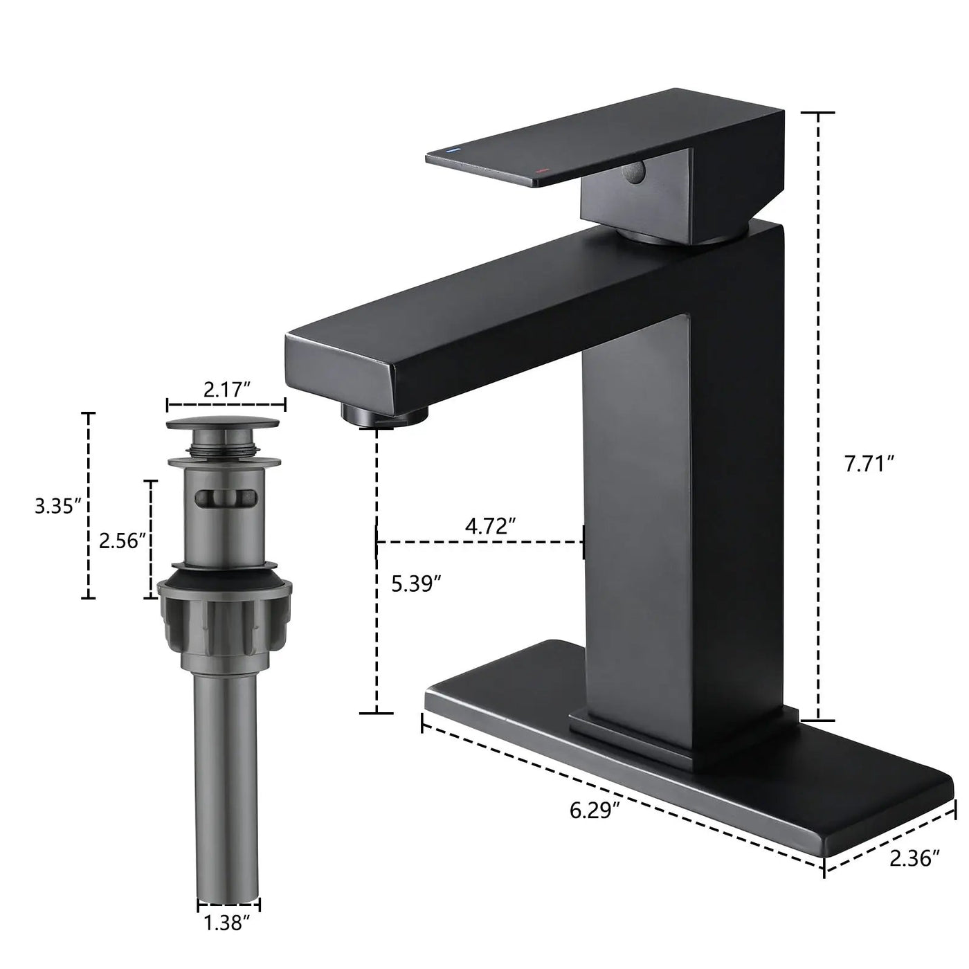 Bathroom Faucet - Single Hole Stainless Steel by HouseOfZazla