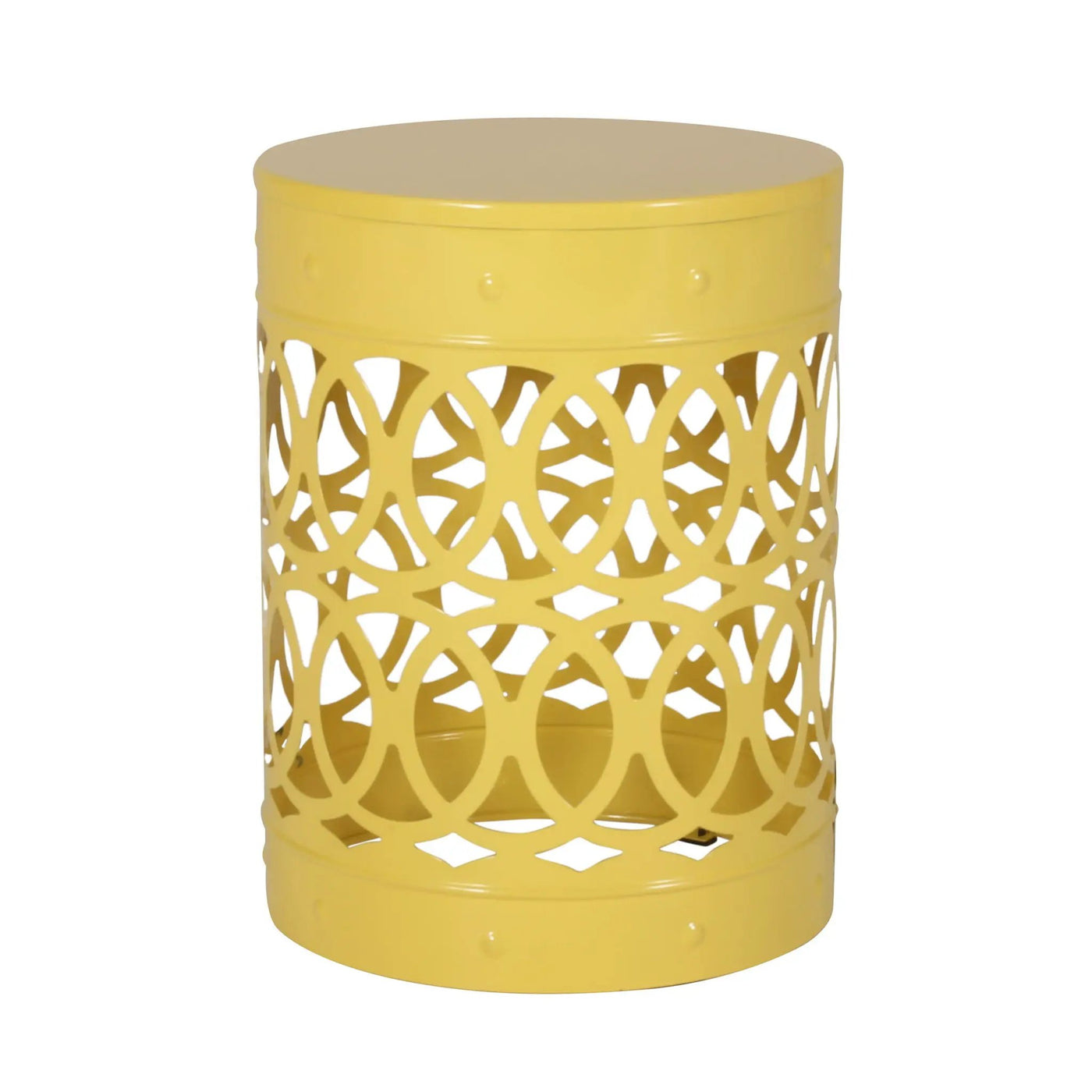Outdoor Metal Side Table Set of 2 by HouseOfZazla
