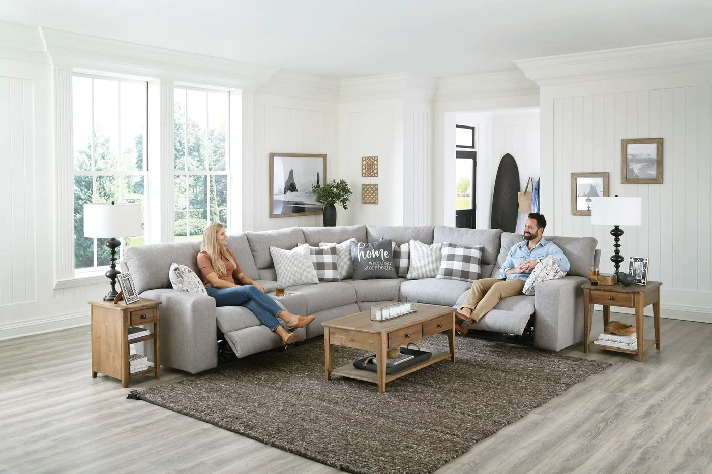 Rockport - Reclining Sectional by Unique Piece Furniture