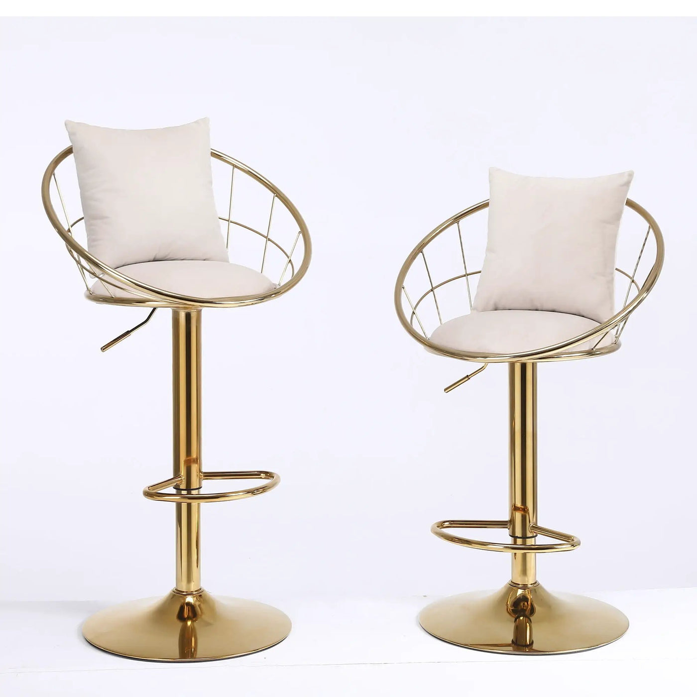 Unique Design Bar Chair, 360 Degree Rotation, Adjustable Height, Suitable For Dining Room And Bar by HouseOfZazla
