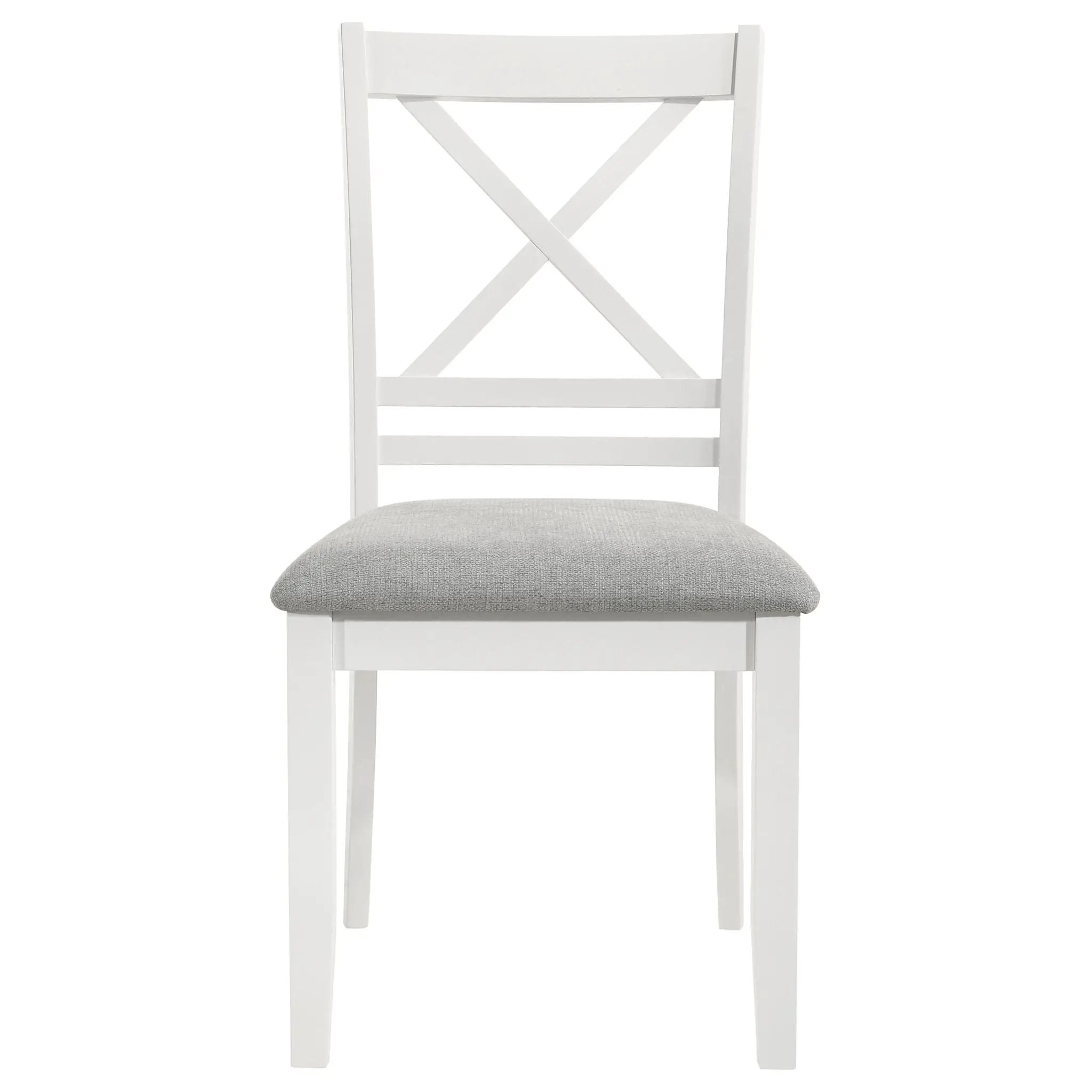 Evanston - Cross Back Dining Side Chair (Set of 2) - White