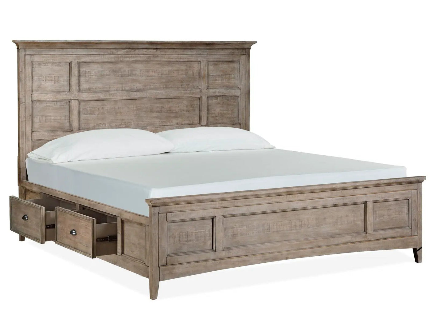 Paxton Place - Complete Panel Bed With Storage Rails by Unique Piece Furniture