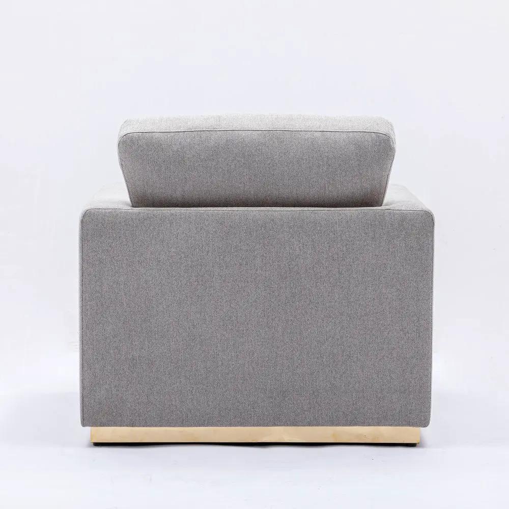 Valin - Chair - Gray Linen by Unique Piece Furniture