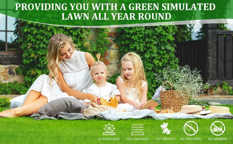 6FTX10FT Outdoor Artificial Grass Runner Rug by HouseOfZazla
