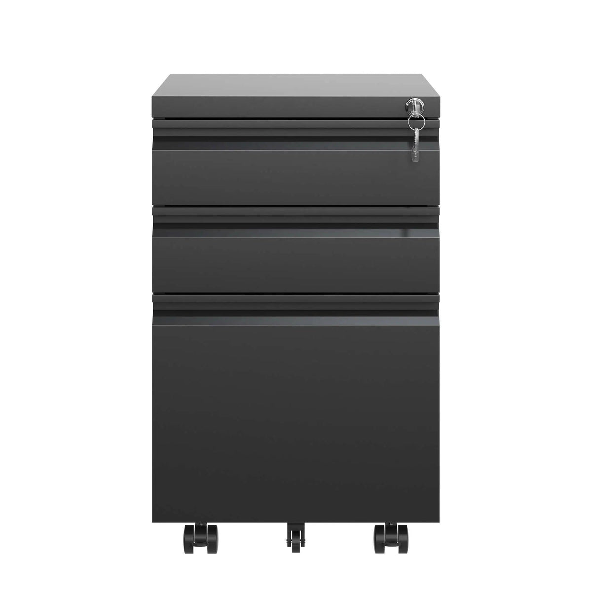 Metal Drawer Mobile File Cabinet With Lock For Home Office Organizer by HouseOfZazla