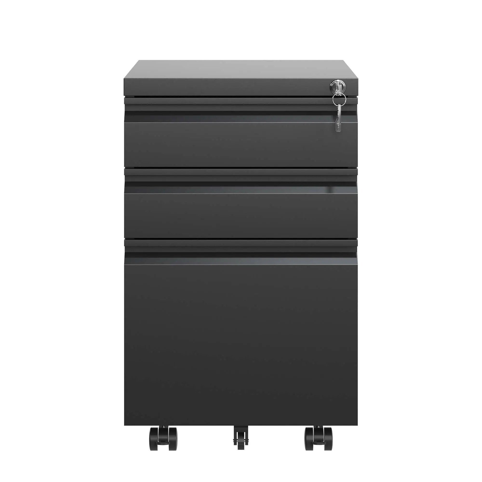 Metal Drawer Mobile File Cabinet With Lock For Home Office Organizer by HouseOfZazla