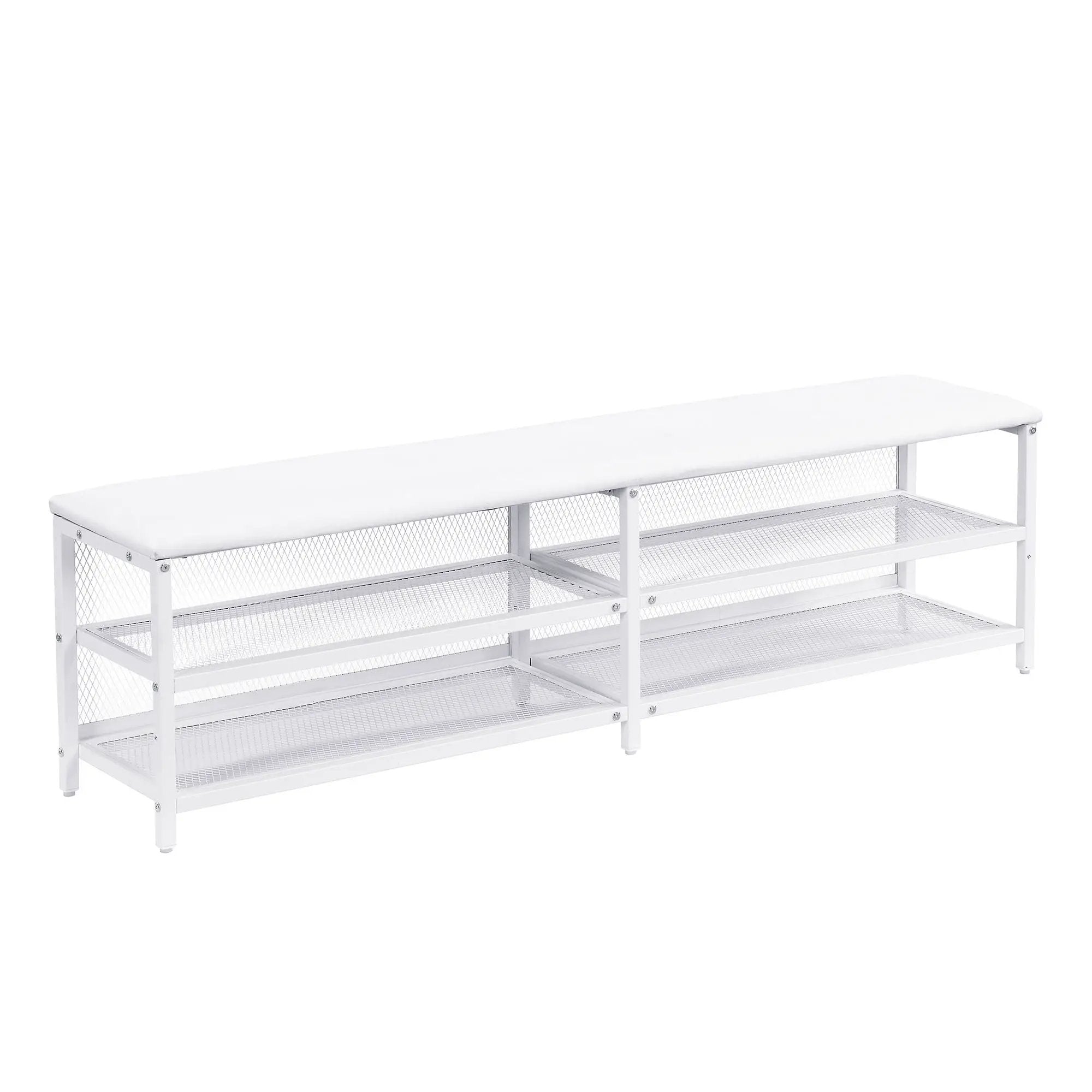 Platform Bed With 2 Tier Storage Shelves, Storage Cabinet by HouseOfZazla