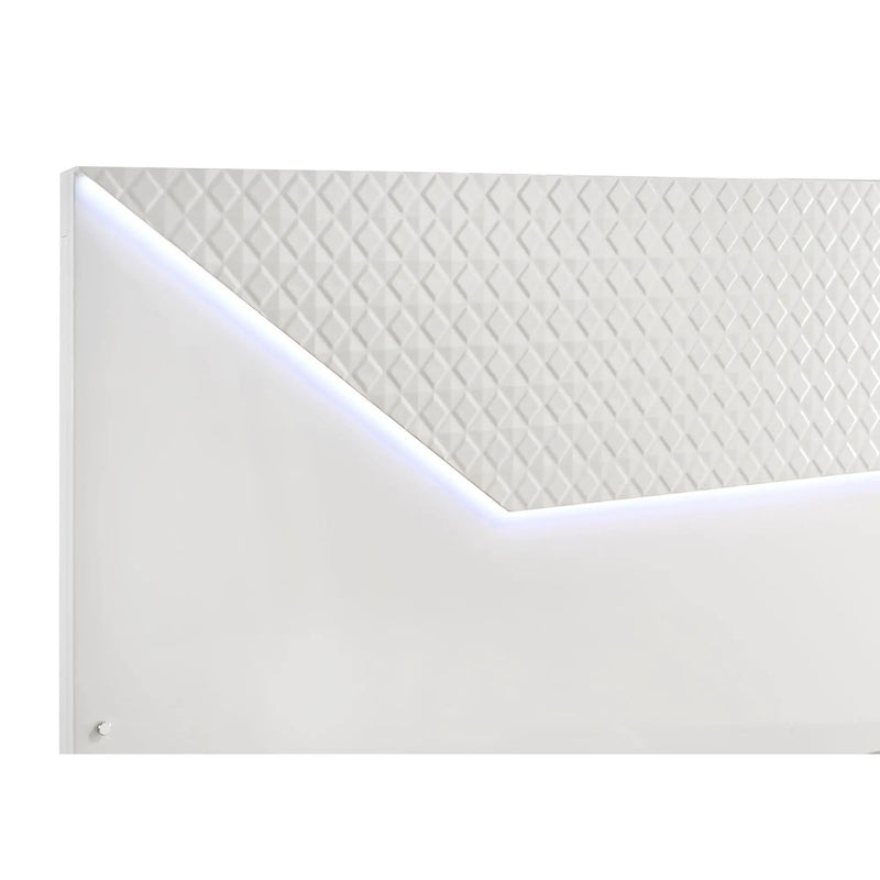 Pierce - Panel Bed LED Headboard by HouseOfZazla