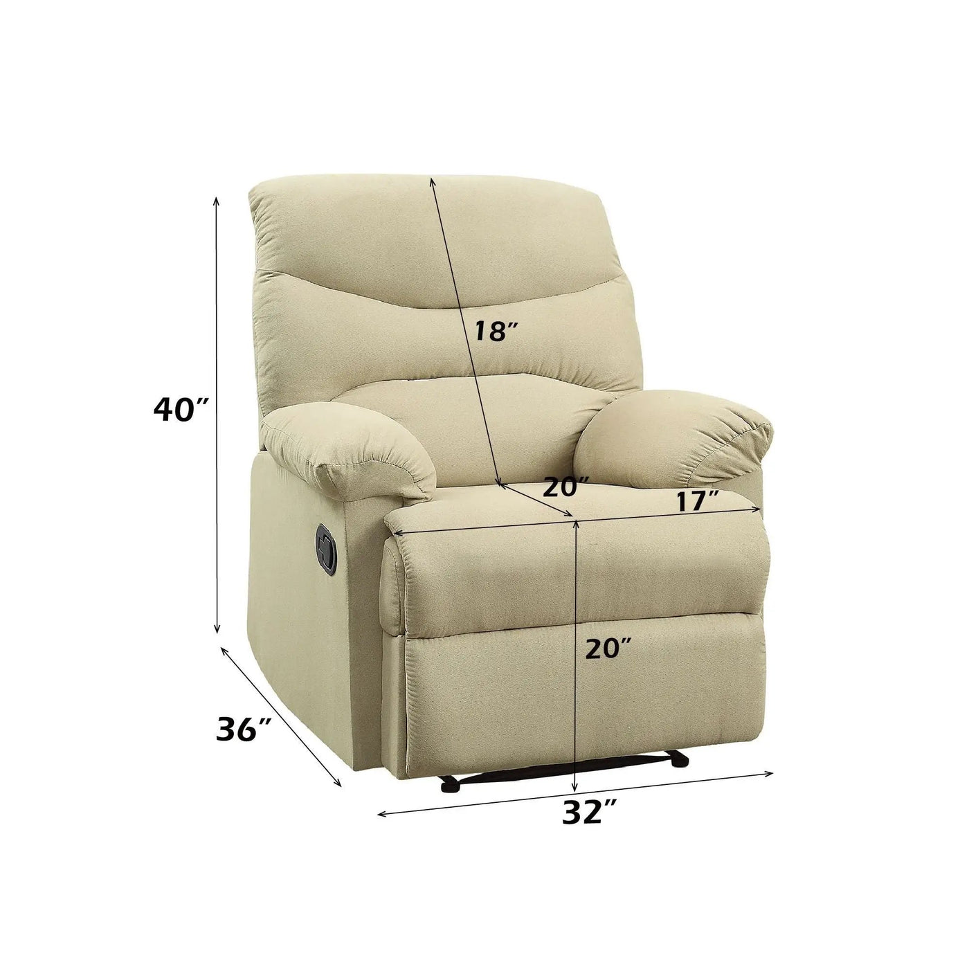 Arcadia - Micro Motion Glider Recliner by Unique Piece Furniture