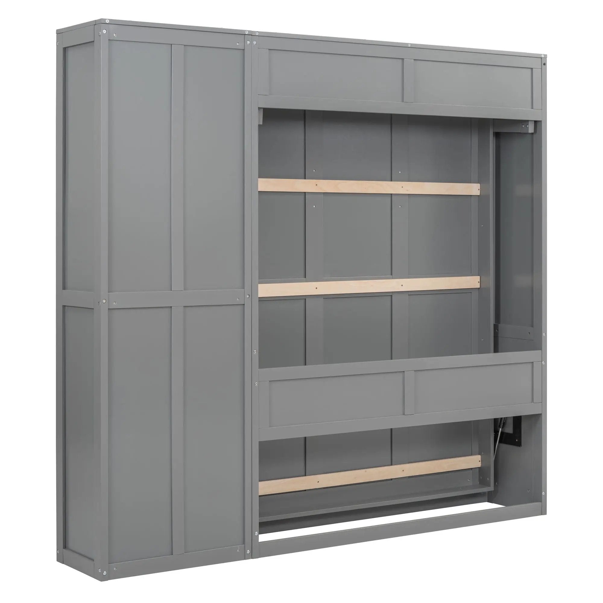Murphy Wall Bed With Shelves by HouseOfZazla