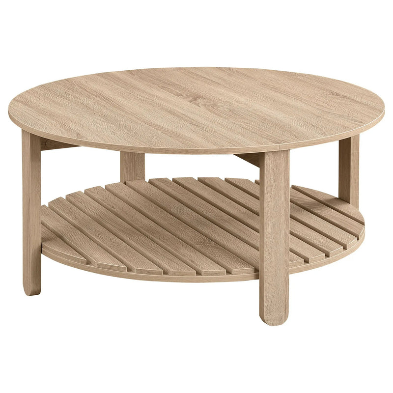 Altos - 1 Shelf Round Table by HouseOfZazla