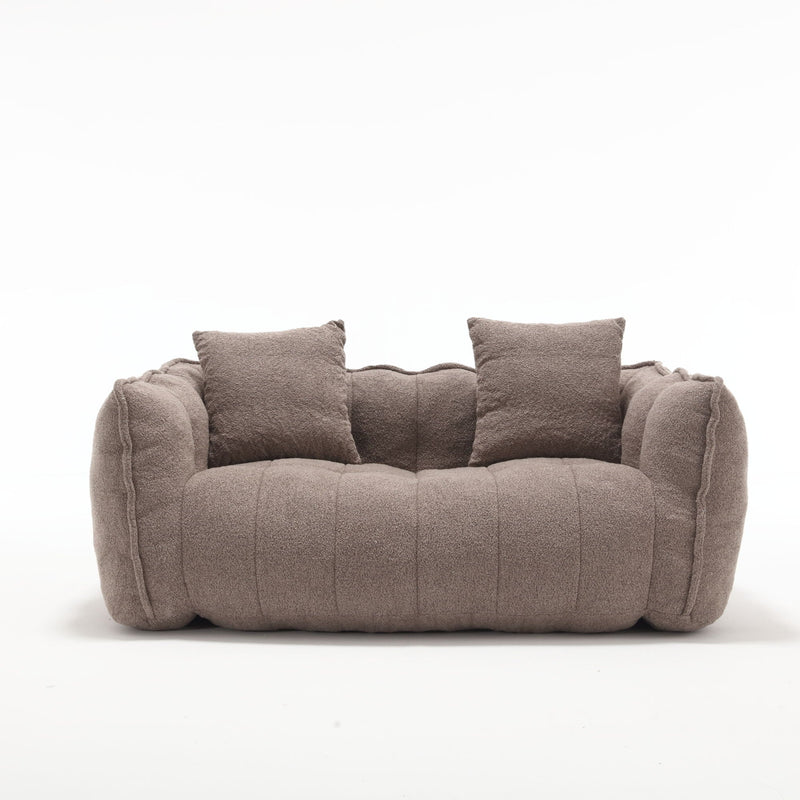 Cozy Beanbag Chair With High Resilience Foam Core For 2 by HouseOfZazla