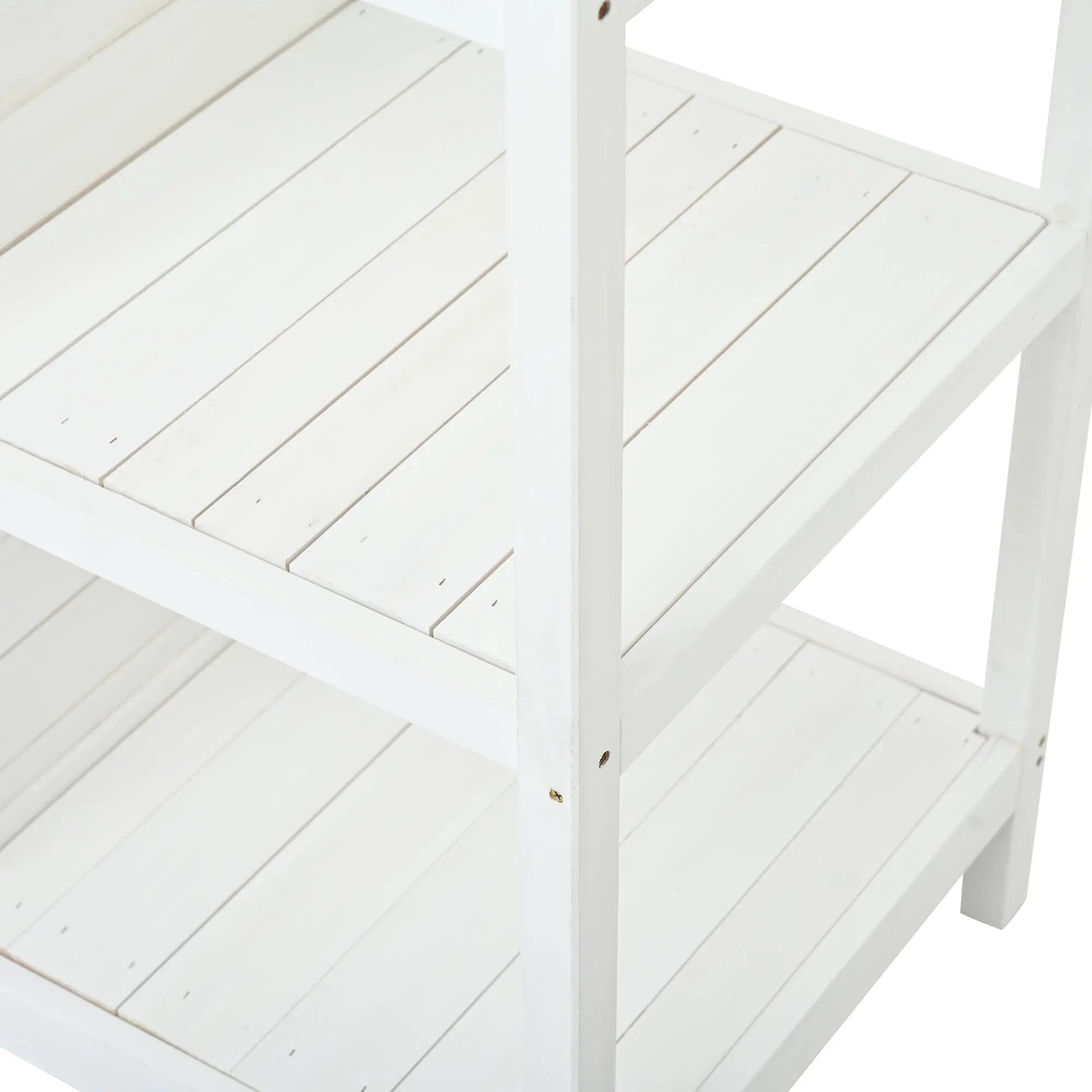 Topmax 66" Large Outdoor Farmhouse Wooden Potting Bench Table by HouseOfZazla