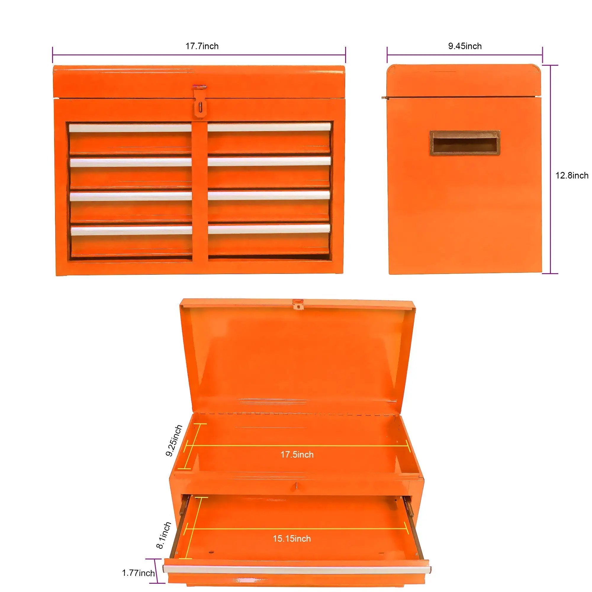 High Capacity Rolling Tool Chest With Wheels And Drawers, Storage Cabinet by HouseOfZazla