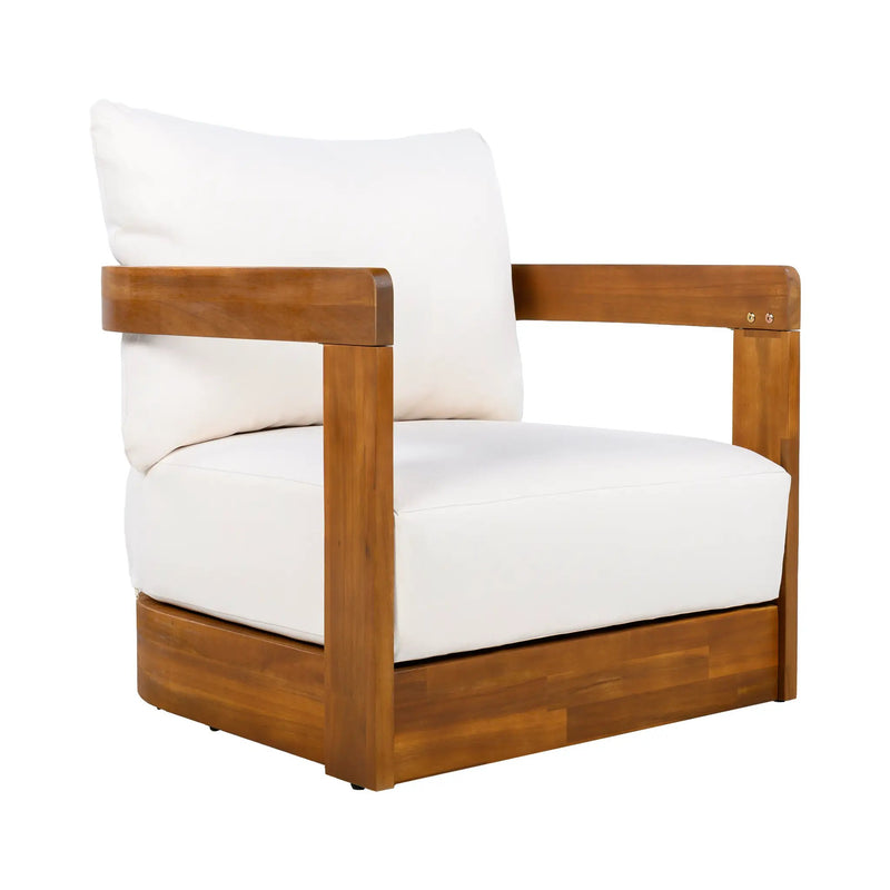 Premium Acacia Wood Outdoor Club Chair by HouseOfZazla