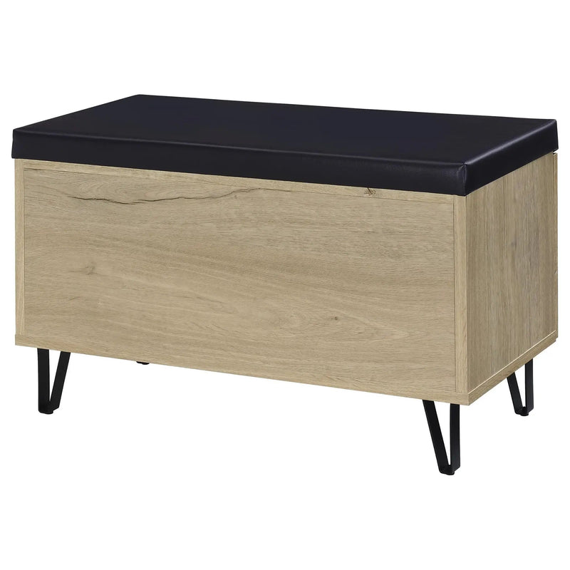 Clackamas - 2 Door Storage Bench With Padded Seat