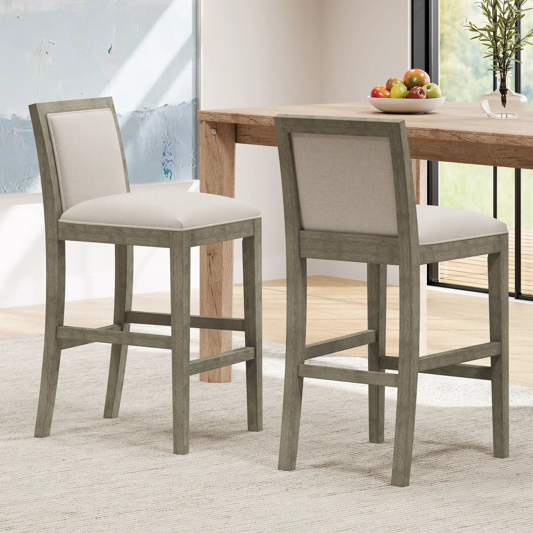 Upholstered Barstools (Set of 2) by HouseOfZazla