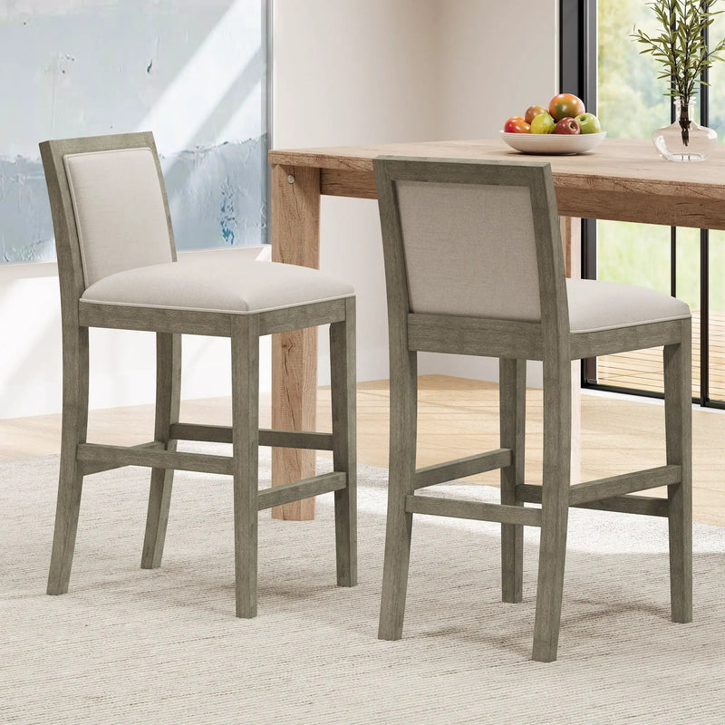 Upholstered Barstools (Set of 2) by HouseOfZazla