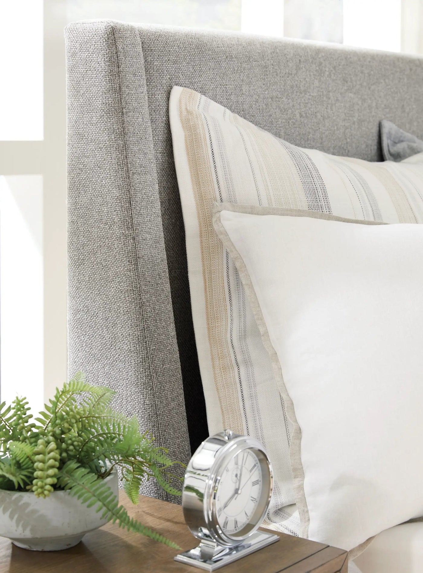 Lindon - Complete Upholstered Island Bed by Unique Piece Furniture