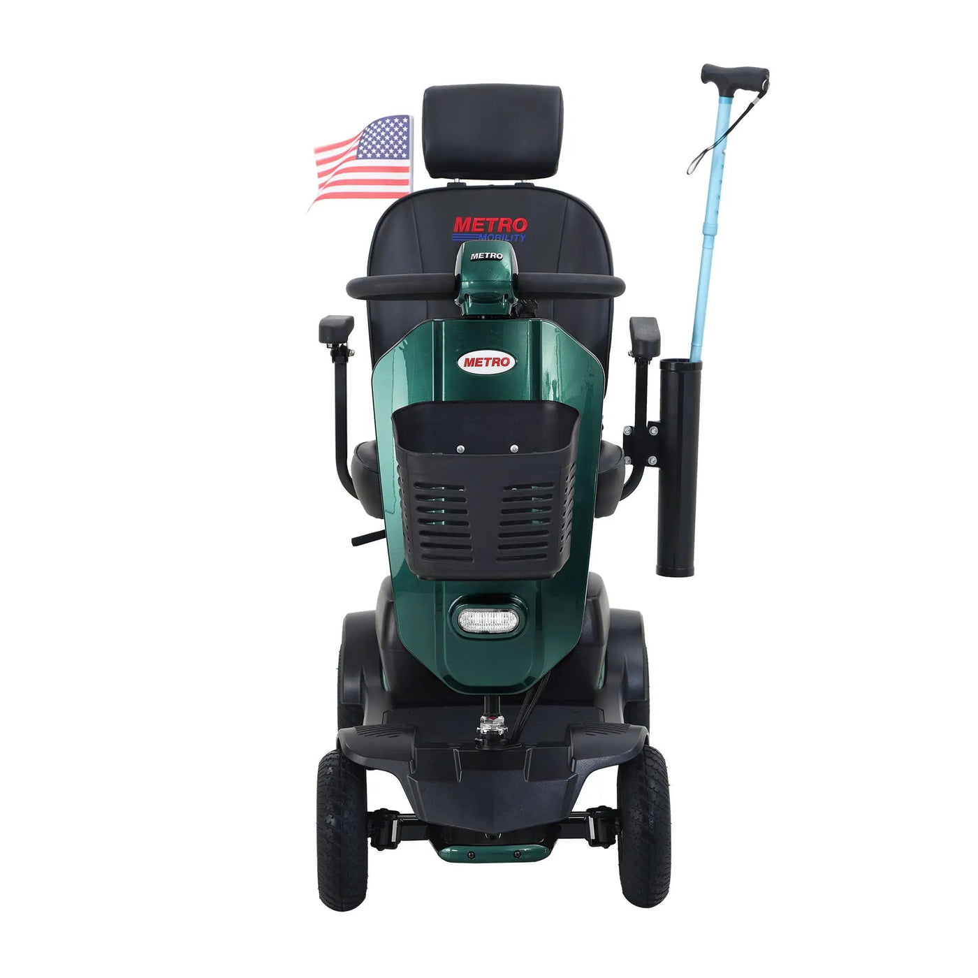 Max Plus - 4 Wheels Outdoor Compact Mobility Scooter With 2 Pieces X 20Ah Lead Acid Battery, 16 Miles, Cup Holders & USB Charger Port by HouseOfZazla