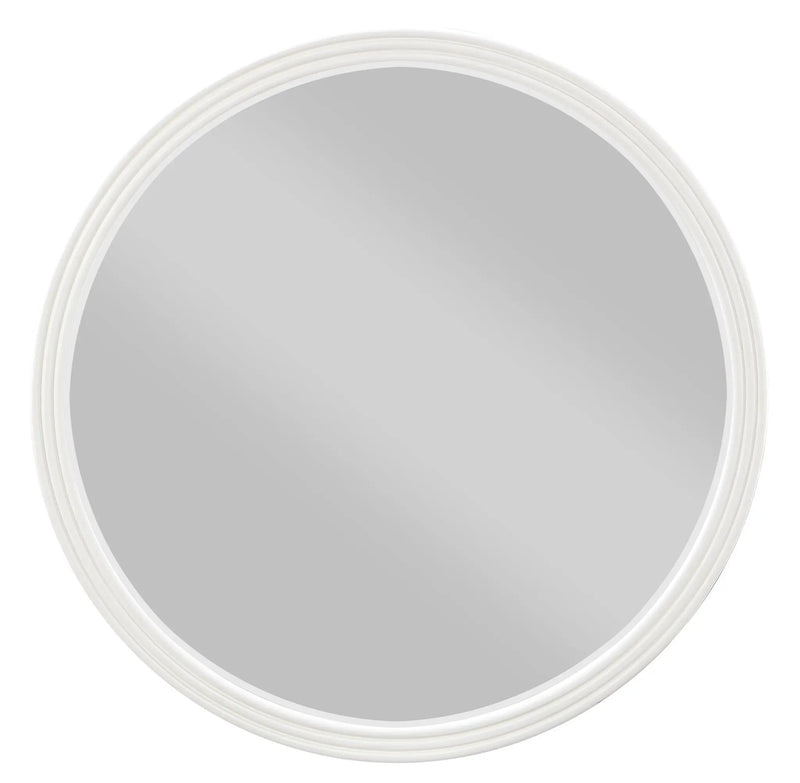 Carena - Round Mirror - Gray by HouseOfZazla