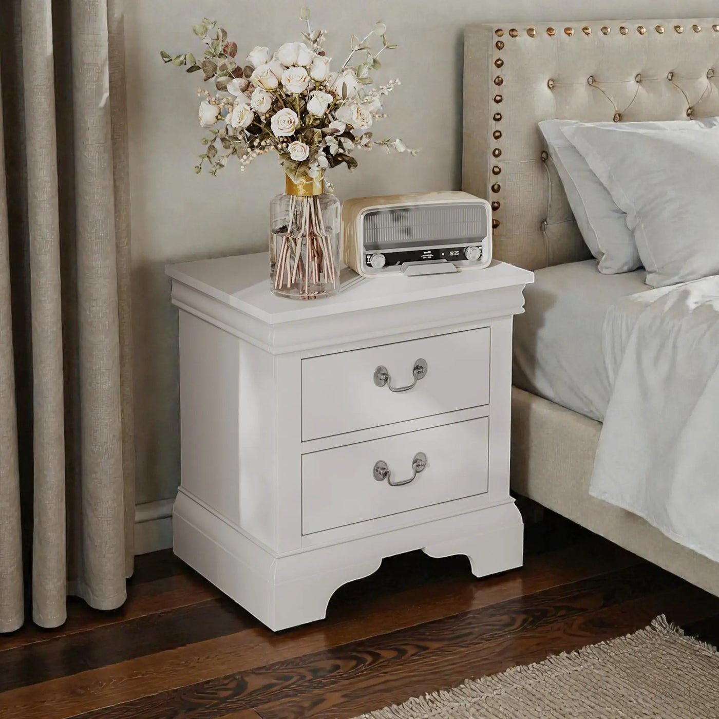 Nightstand With 2 Drawers by Unique Piece Furniture