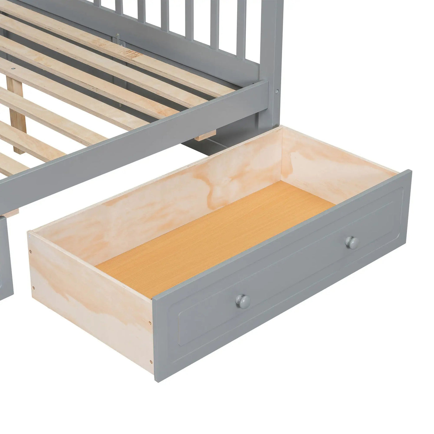 Bunk Bed With Drawers, Convertible Storage Bed by HouseOfZazla