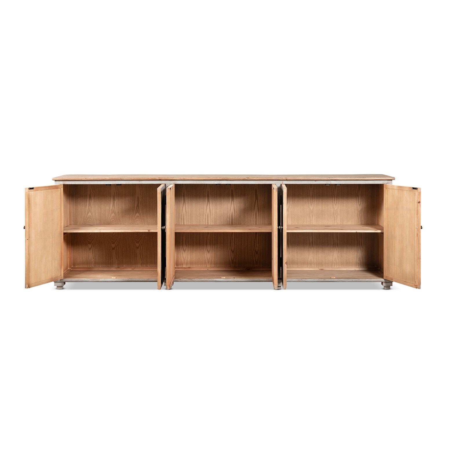 Colette - 6 Door Cabinet Sideboard - Brown by HouseOfZazla