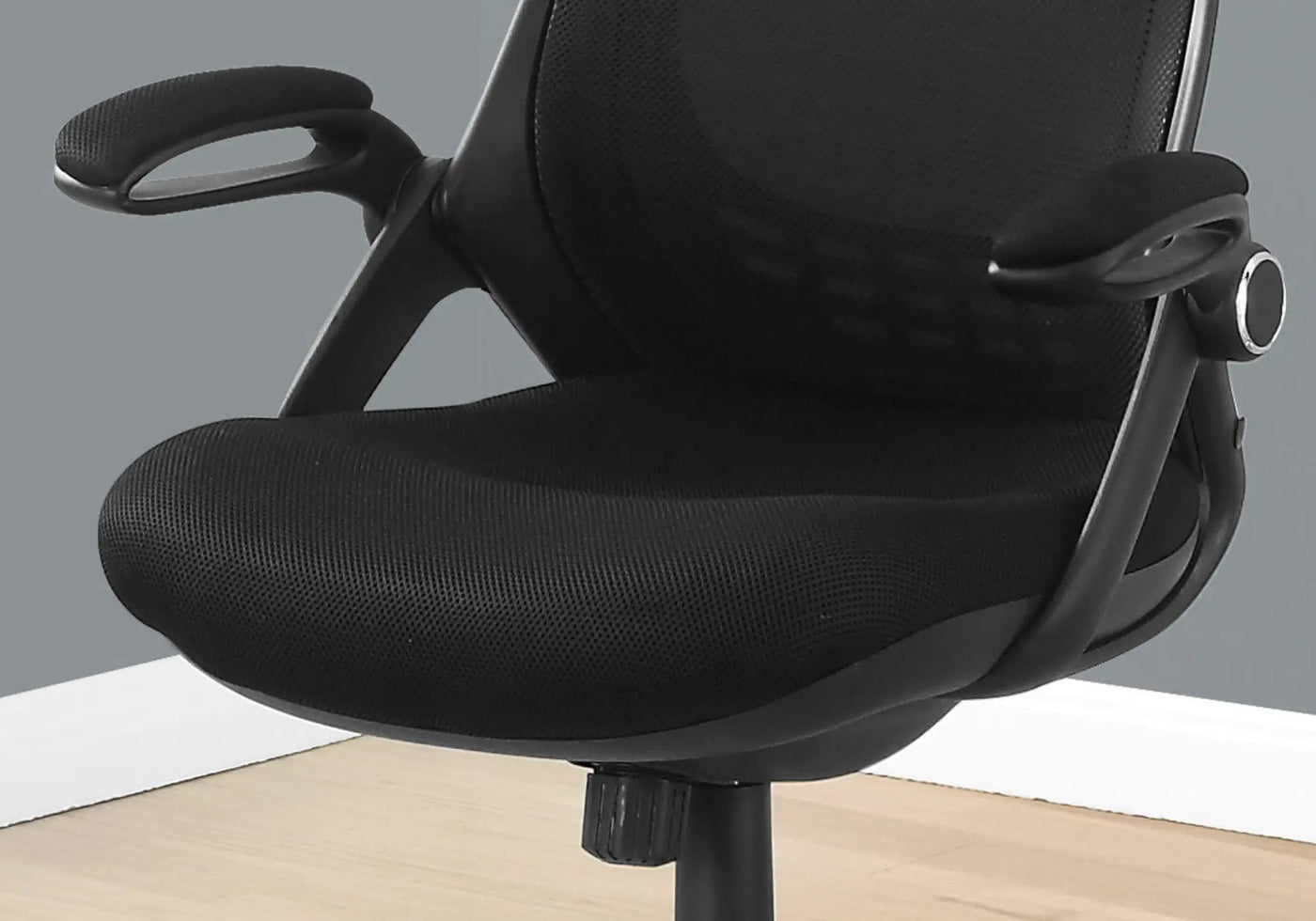 Office Chair, Adjustable Height, Swivel, Ergonomic, Armrests, Contemporary & Modern by HouseOfZazla