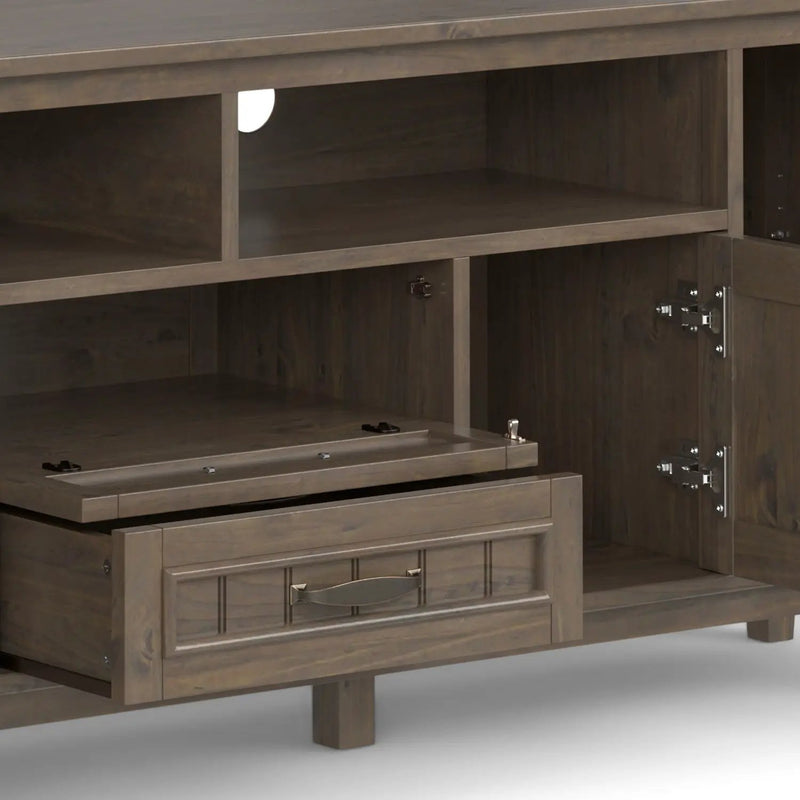 Lev - Handcrafted TV Media Stand - Smoky Brown by Unique Piece Furniture