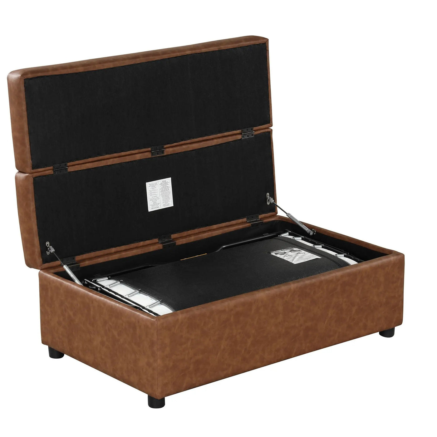 Twin Size Folding Ottoman Sleeper Bed With Mattress Convertible Guest Bed by HouseOfZazla