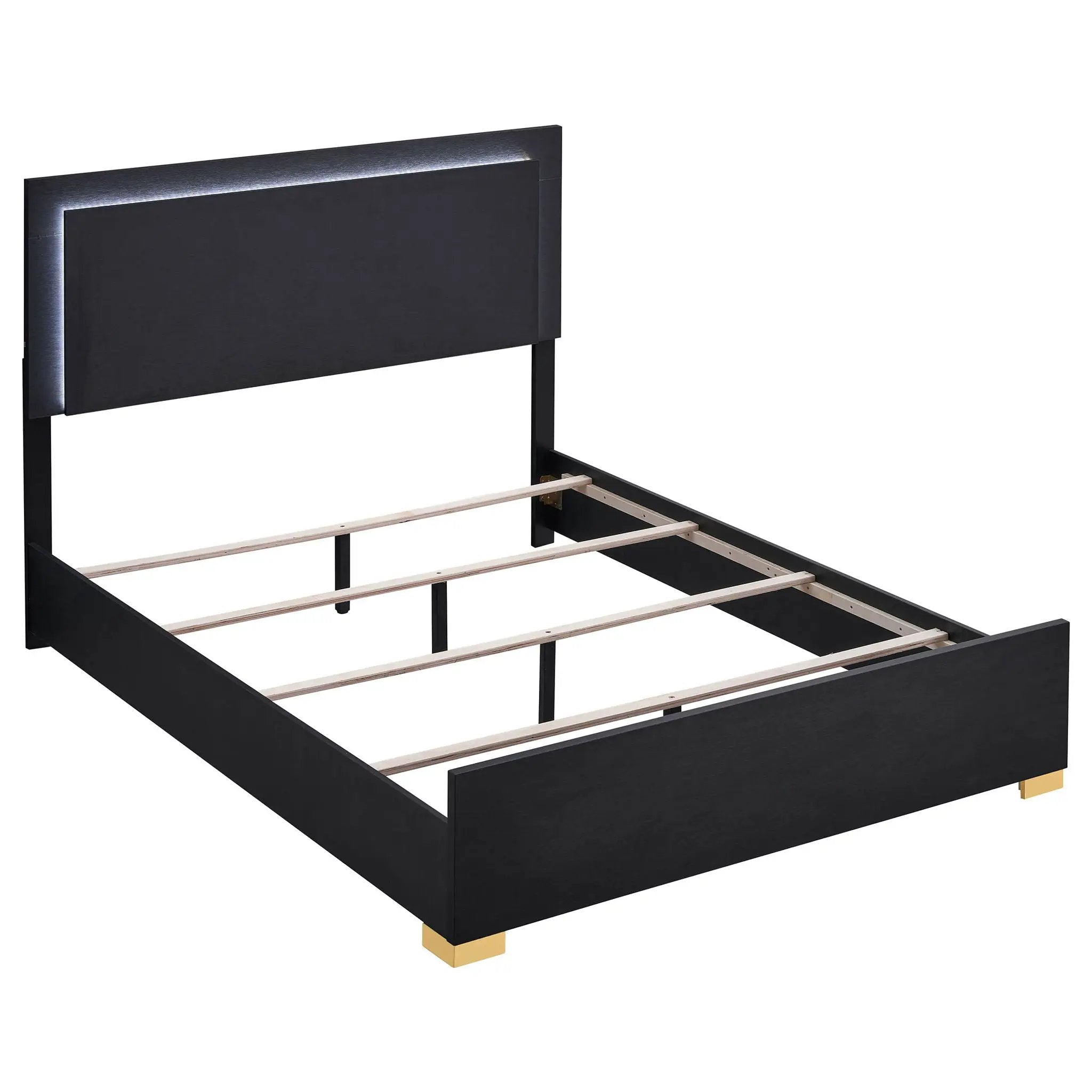 Jeremiah - LED Panel Bed With Touch Controlled Lighting by HouseOfZazla