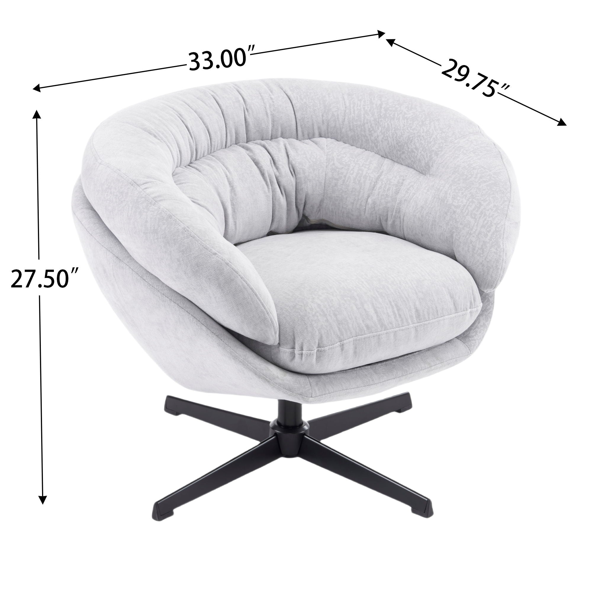 Modern Office Chair With 360 Degree Swivel by HouseOfZazla