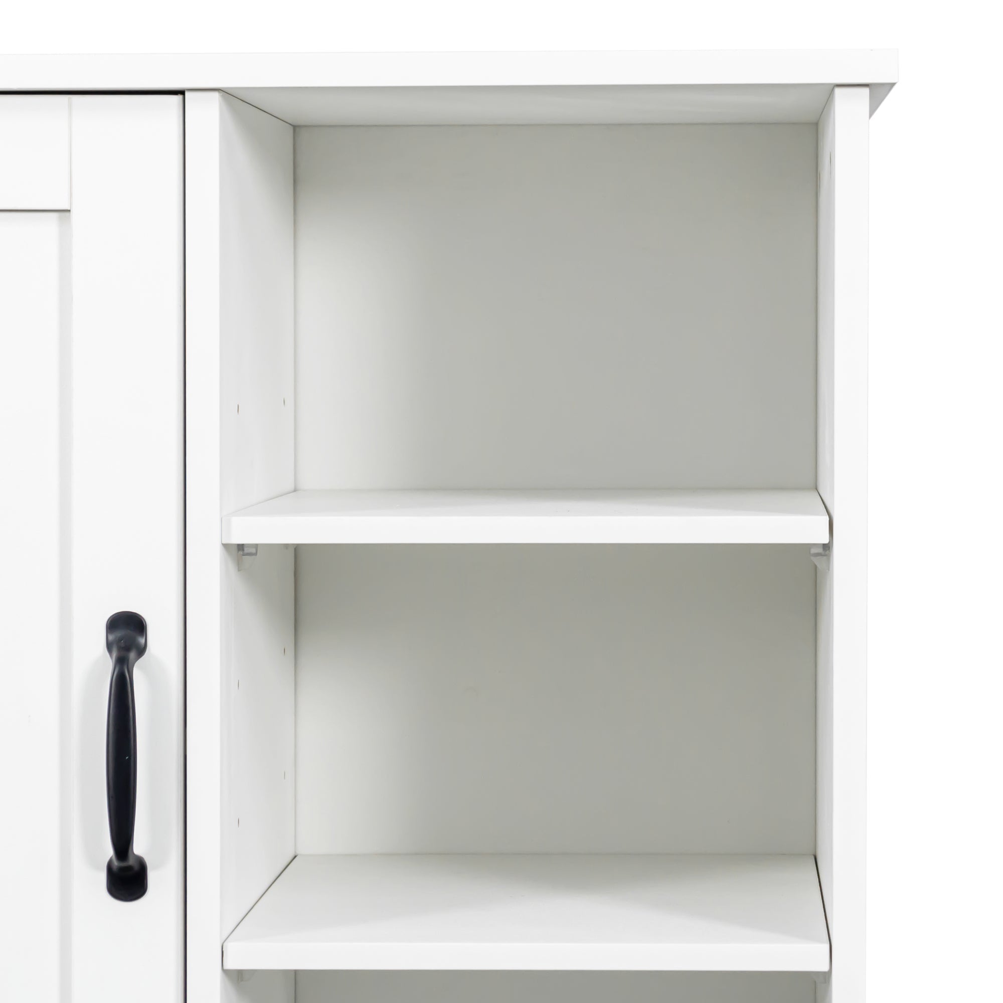 Laundry Cabinet with Doors and Shelf, Tilt-Out Laundry Hamper, Multiple Storage Space by HouseOfZazla