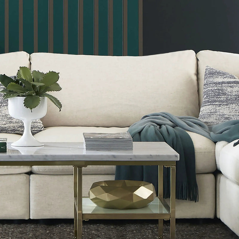 Duncan- Armless Chair With Removable Cushions by HouseOfZazla
