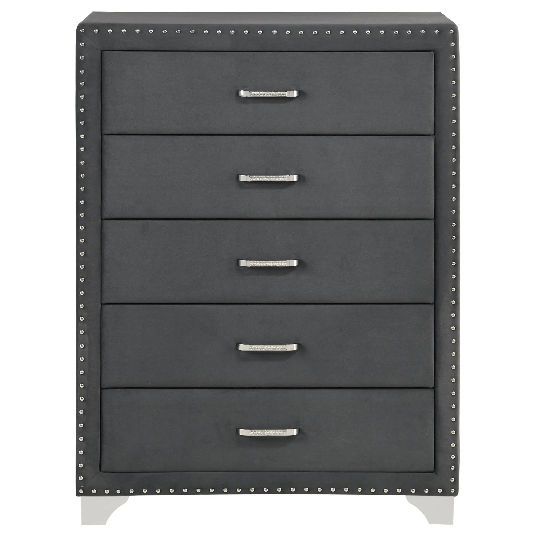 Melody 5-drawer Bedroom Chest Grey by Unique Piece Furniture