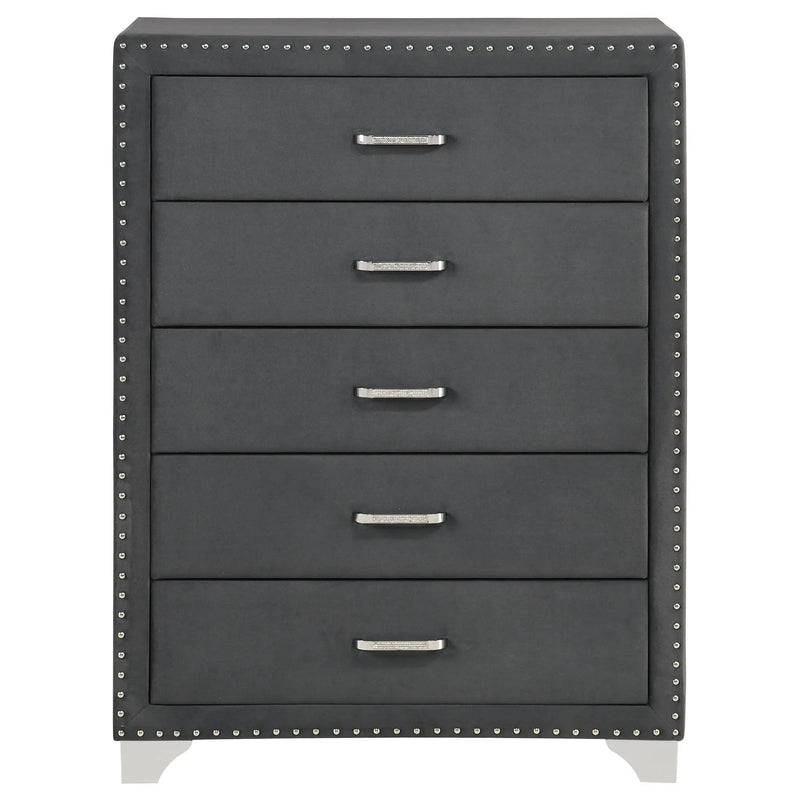 Melody 5-drawer Bedroom Chest Grey by Unique Piece Furniture