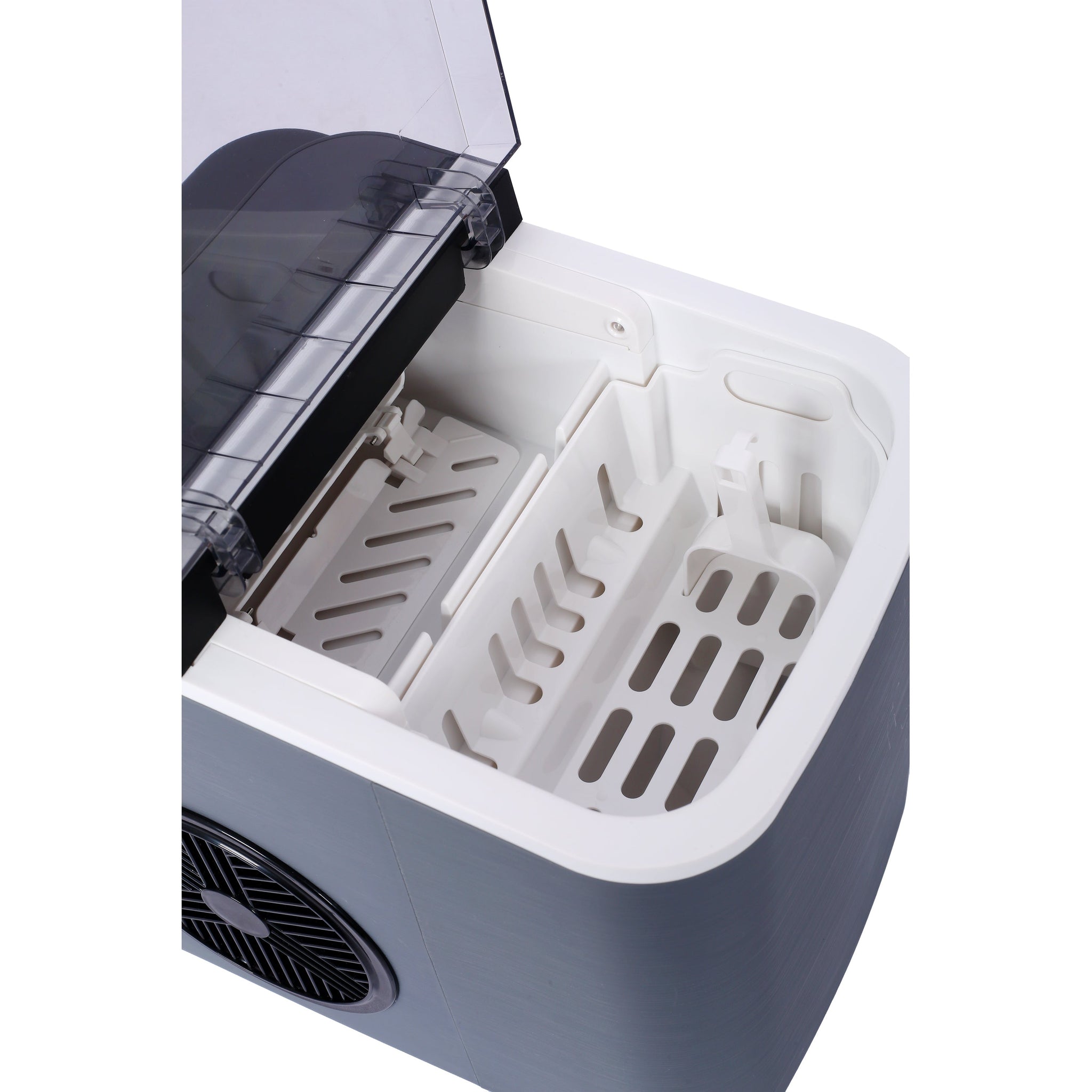 Portable Countertop Ice Maker with Self-Cleaning Function by HouseOfZazla