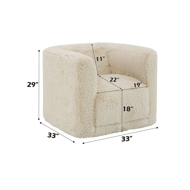 Upendo - Chair With Swivel - Sand by Unique Piece Furniture