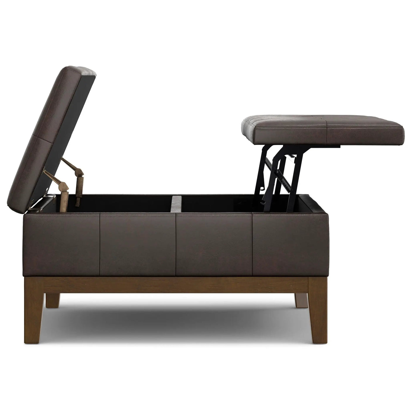 Dover - Multifunctional Lift Top Coffee Table Storage Ottoman by HouseOfZazla