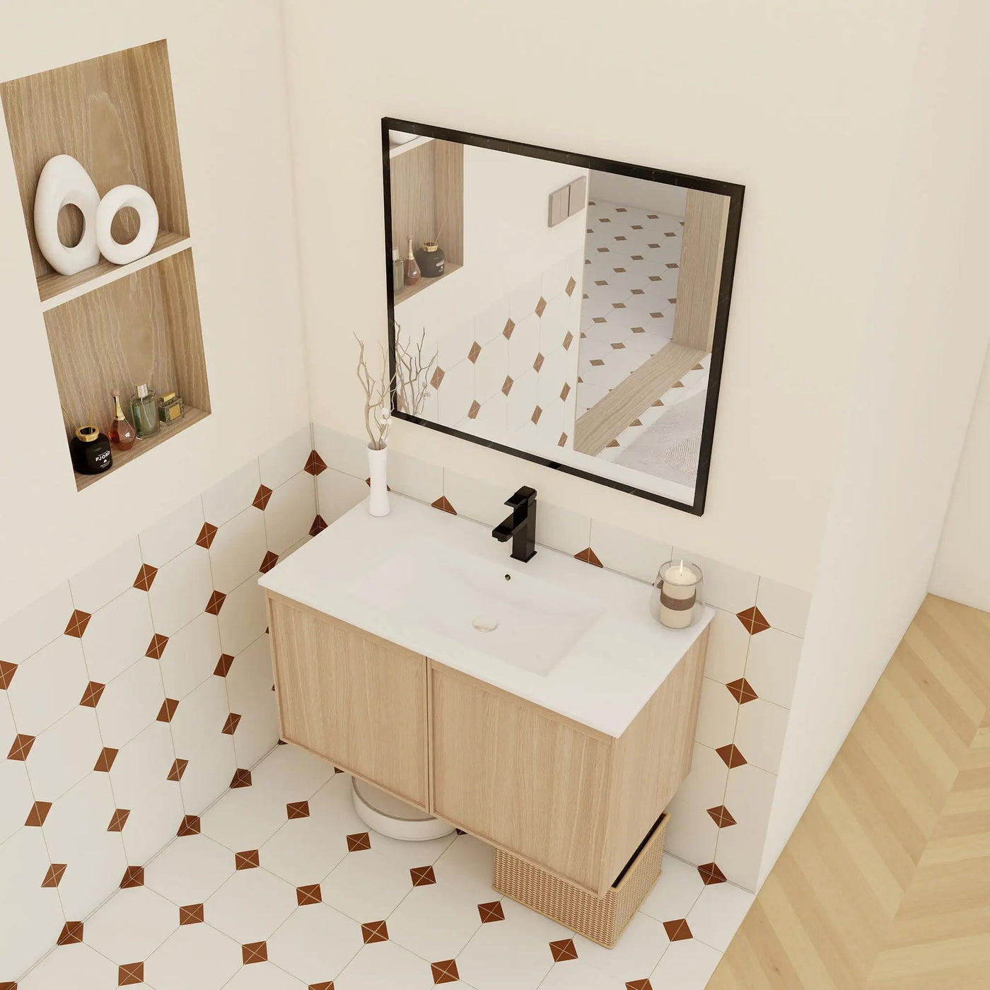 Floating Bathroom Vanity With Sink Combo by HouseOfZazla