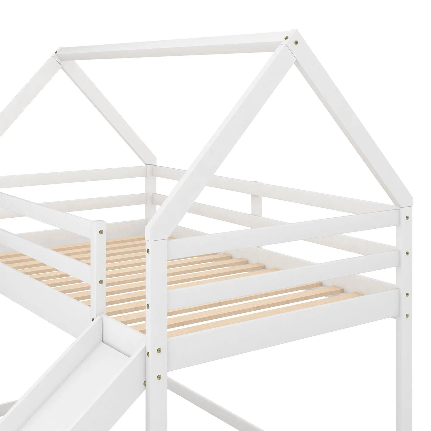 House Shape Bunk Bed With Slide And Ladder by HouseOfZazla