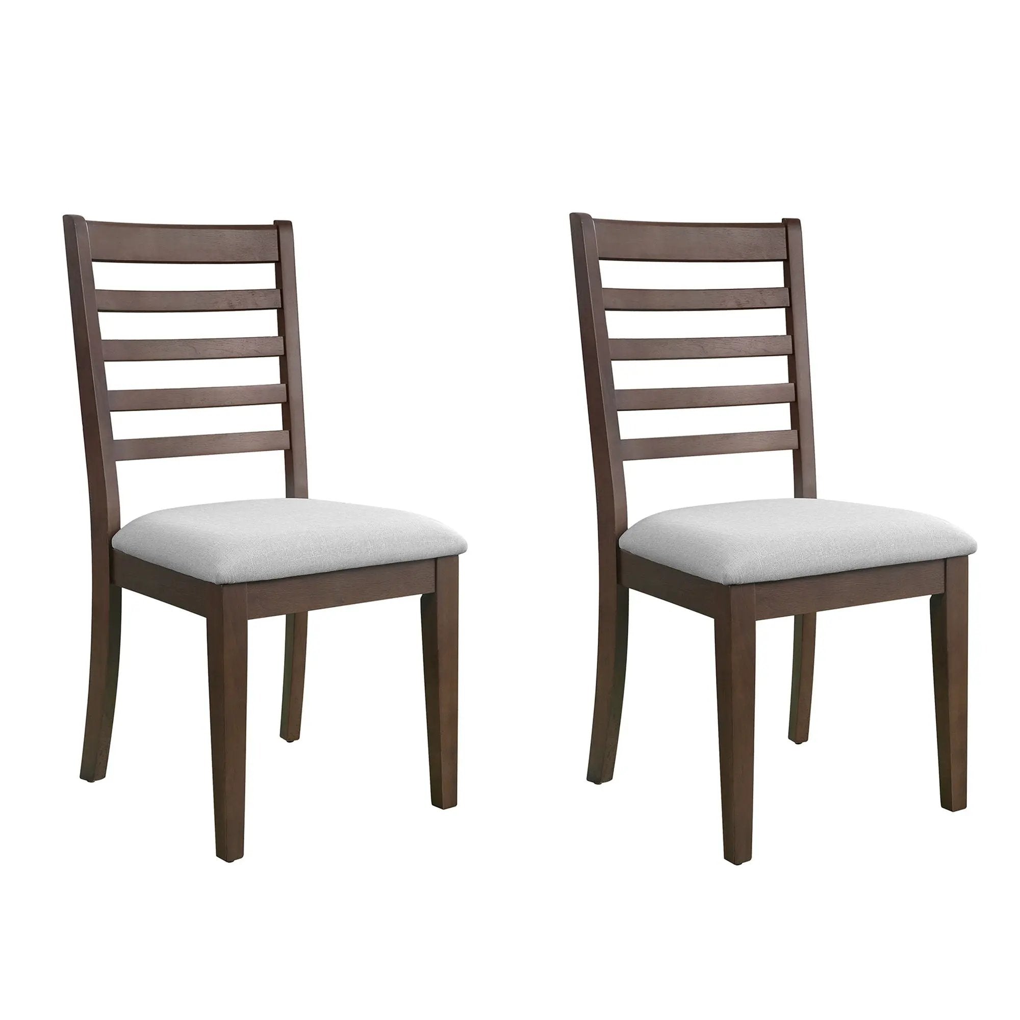 Upholstered Armless Chairs With High Ladder Back by Unique Piece Furniture